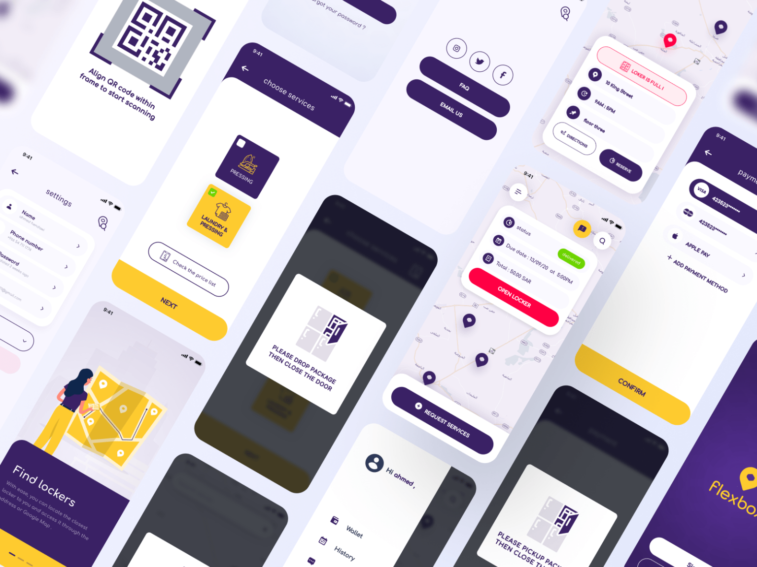 Flexbox App UI/UX Design Hendawi's Portfolio